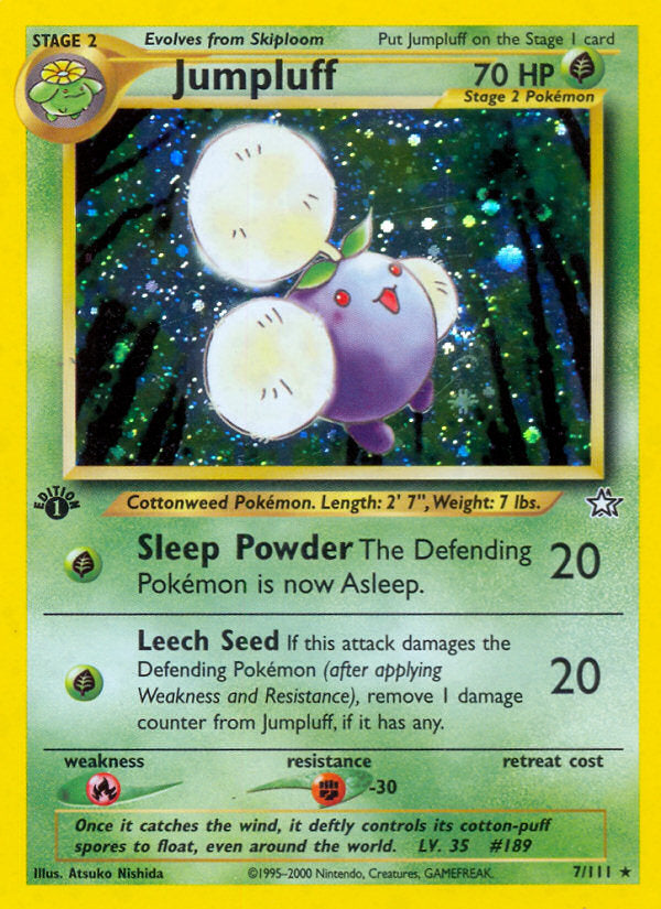 Neo Genesis Holo Jumpluff #7/111 first edition